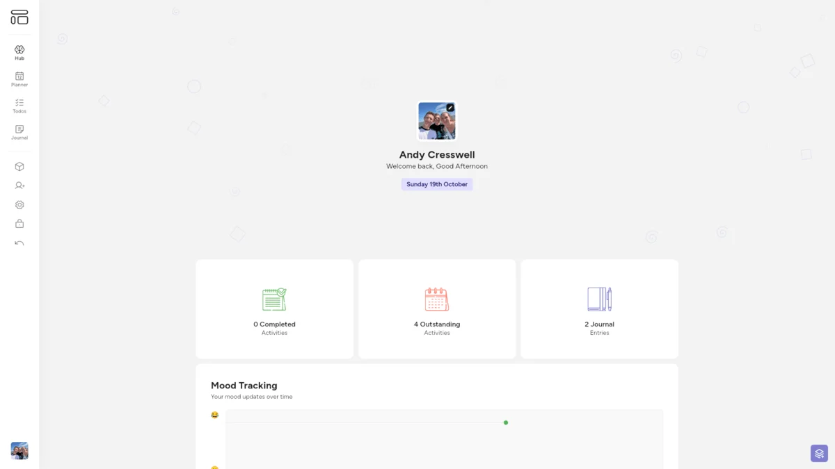 Thruday app on desktop